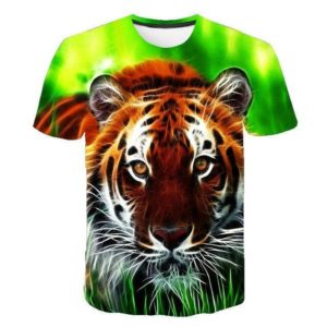 T-Shirt Tigre Curieux