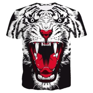 T-Shirt Tigre Dans La Gueule