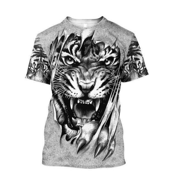T-Shirt Tigre Déchiqueteur