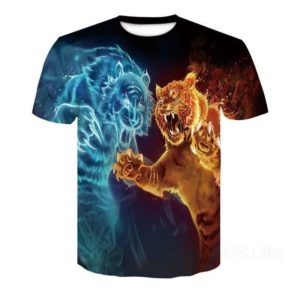 T-Shirt Tigre Duel D'Esprit