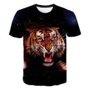 T-Shirt Tigre En Furie
