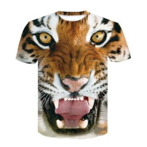 T-Shirt Tigre rugissement féroce