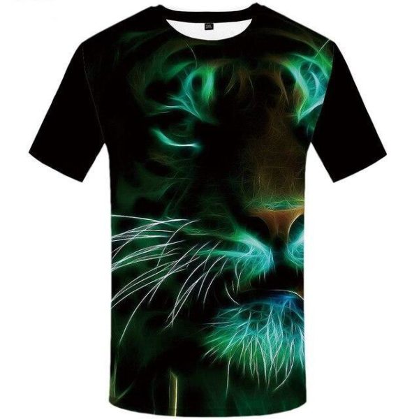 T-Shirt Tigre Fluo