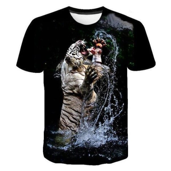 T-Shirt Tigre Grand Rugissement