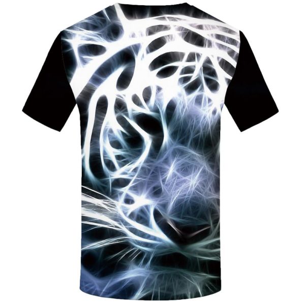 T-Shirt Tigre Led Blanche