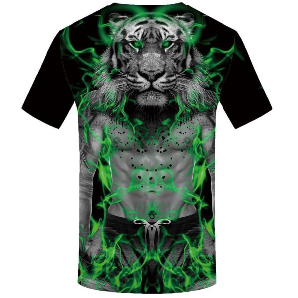 T-Shirt Tigre Mi-Homme