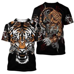 T-Shirt Tigre Démoniaque