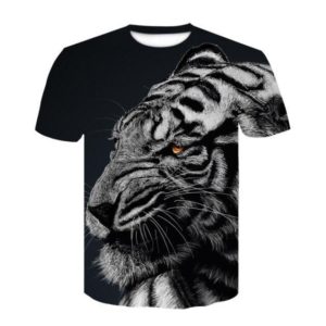 t-shirt tigre fauve féroce