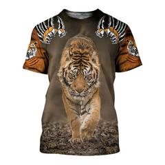 t-shirt tigre marche bestial