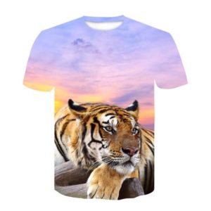 t-shirt tigre paisible