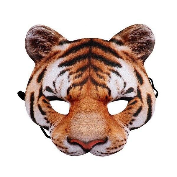 masque tigre visage fauve