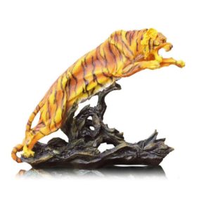 statue tigre bondissant