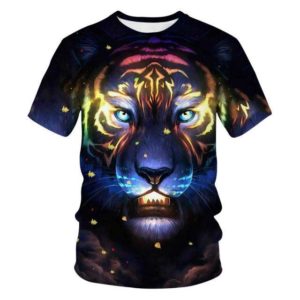 t-shirt tigre fauve astral