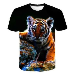 T-Shirt Tigre Petit Lumineux