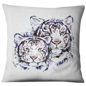 coussin tigre Blanc Picture
