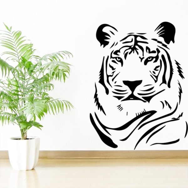 stickers tigre Apaisé