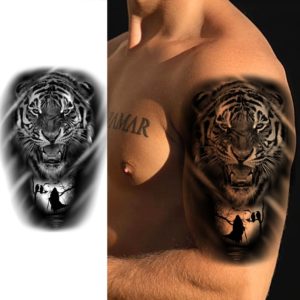 tatouage tigre Obscure