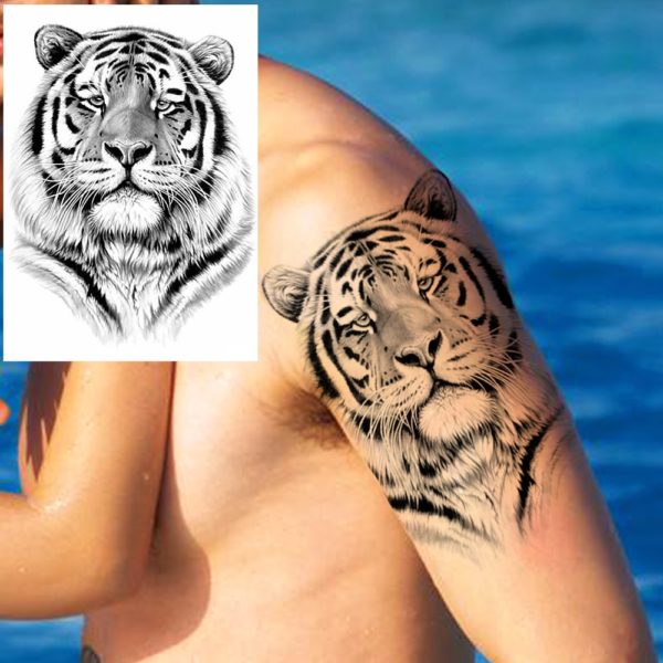 tatouage tigre père