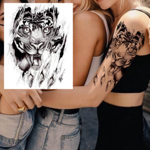 tatouage tigre Déchiqueteur