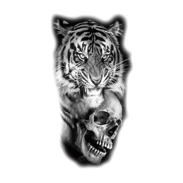 tatouage tigre Feat Head Dead