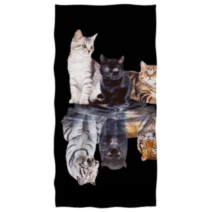 serviette tigre Reflet de Fauve