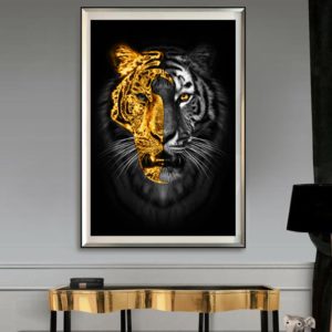 poster tigre Double Face d'Or