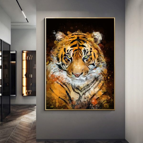poster tigre Peinture
