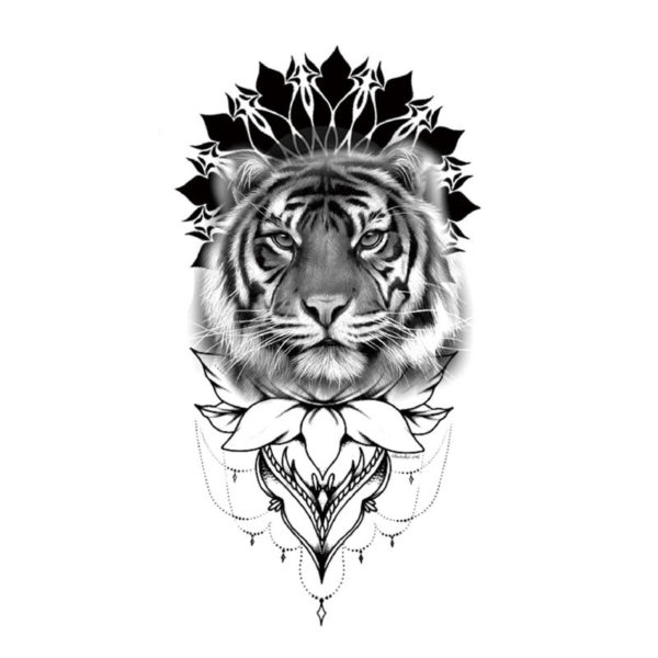 tatouage tigre Fresque