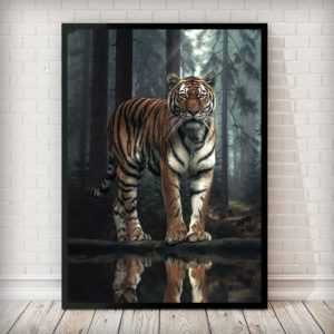 poster tigre Forêt de Nuit