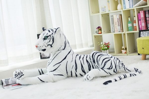 Peluche Tigre Bengale Blanc