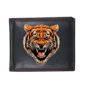 portefeuille tigre Fauve Féroce