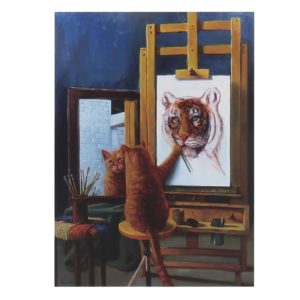 Puzzle Tigre Peinture