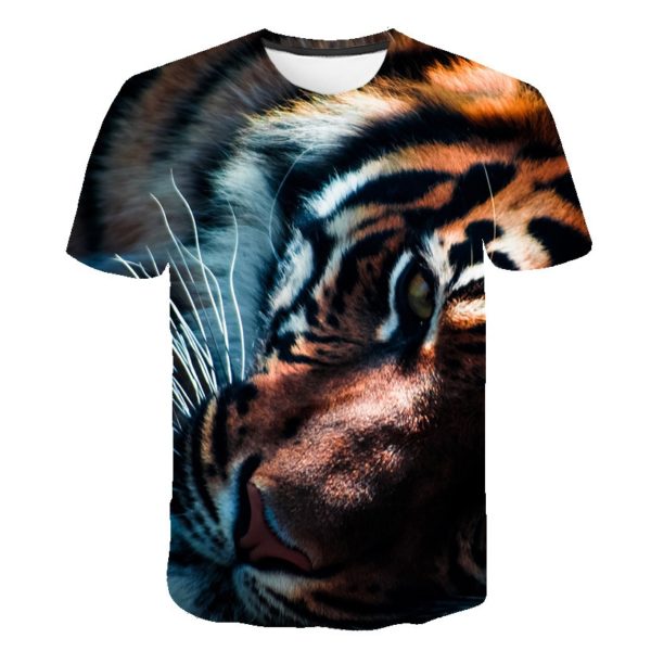 t-shirt tigre éclaircie du matin