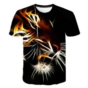 T-Shirt Tigre Gueule Lumineuse