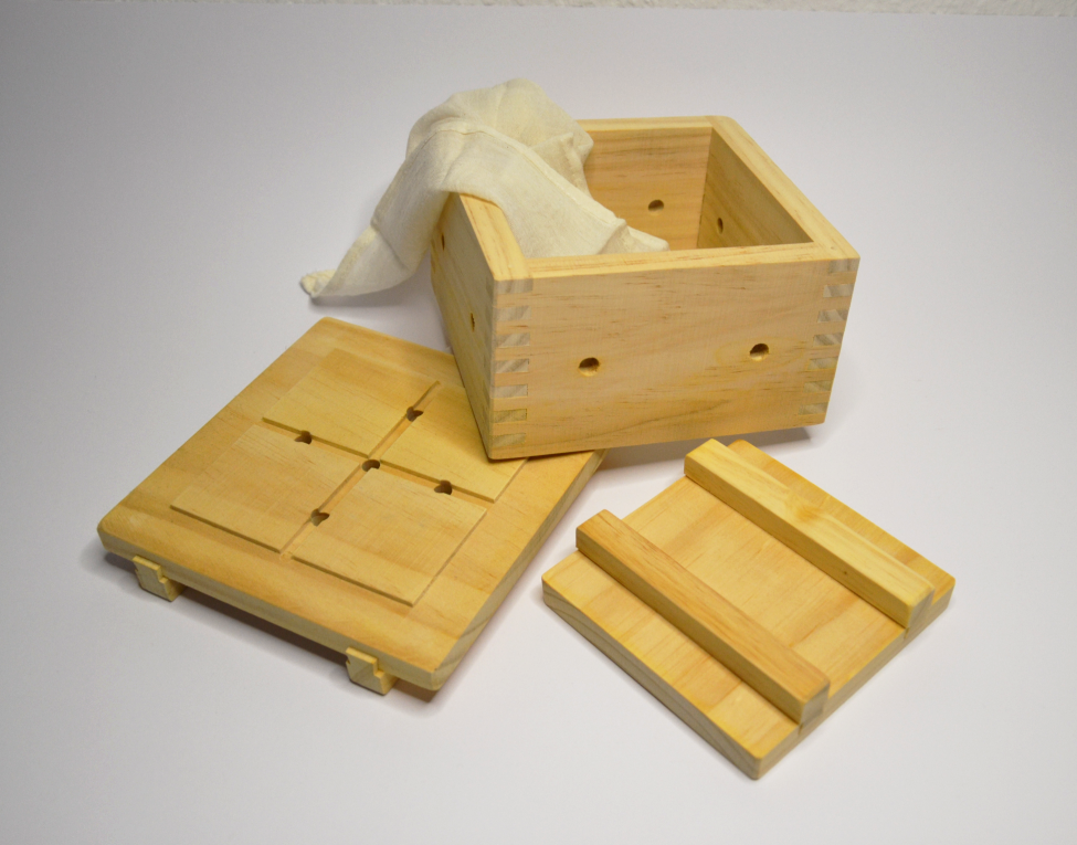 fai da te per realizzare formaggi Stampo in legno per Tofu rimovibile utensile da cucina 16 x 12 x 9 cm 