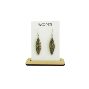 Ekinox wooden earrings