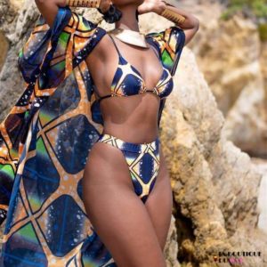 Maillot de Bain Bikini type Africain et Dashiki - Maillot de
