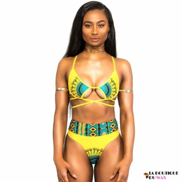Maillots de Bain Bikini avec imprimé Africain - Maillot de