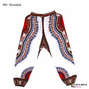 Pantalon en imprimé Dashiki unisexe - Vêtements style