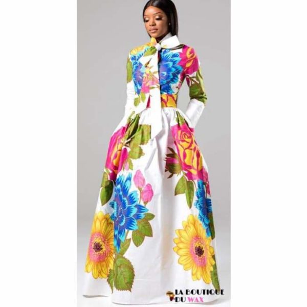 Robe Africaine Kitenge spéciale printemps - Vêtements style