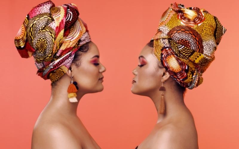 La mode et l'Afrique -twins femme africaine - laboutiqueduwax.fr