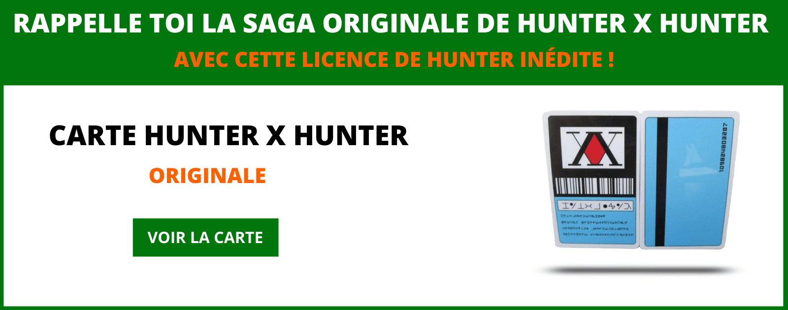 Carte Hunter X Hunter