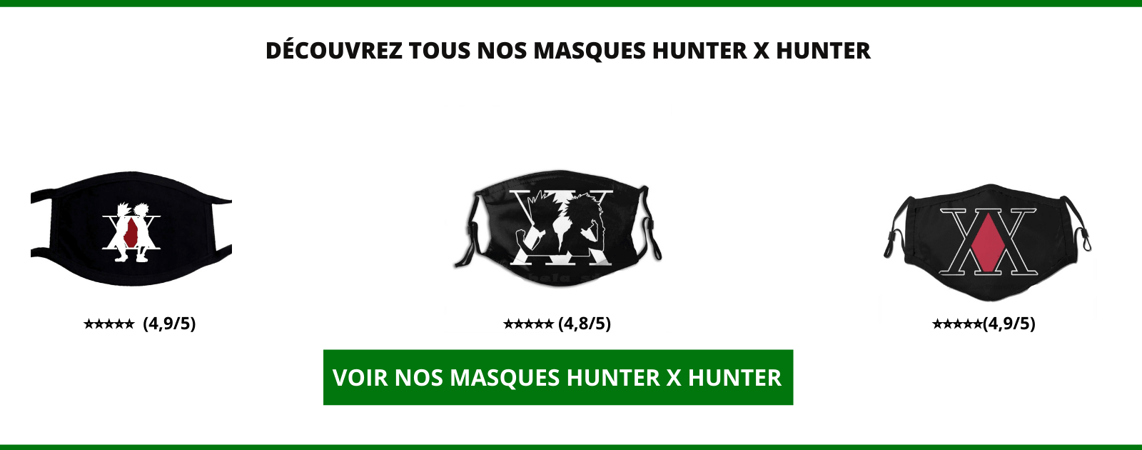 Masques Hunter x Hunter