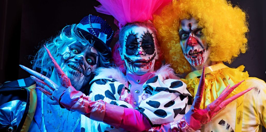 maquillage femme clown halloween