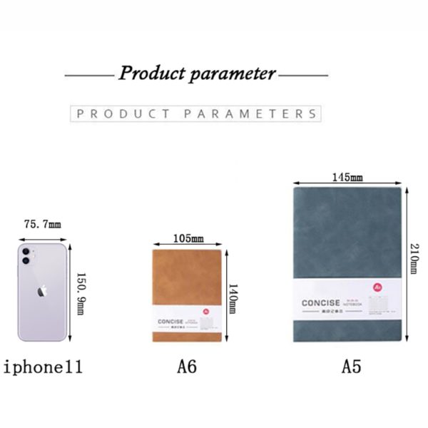 Dimensions du carnet Aoi