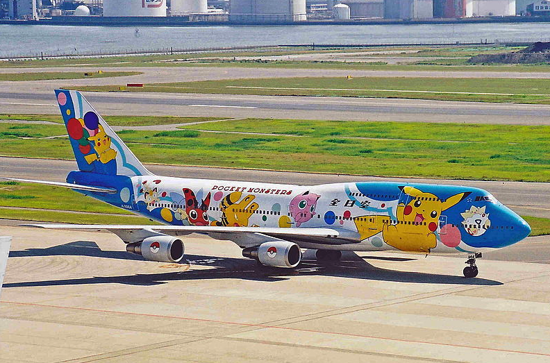 Pokemon avion All Nippon Airways