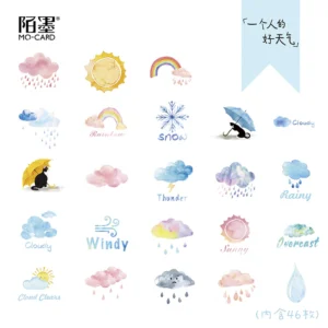 stickers décoratifs Kaito météo chat