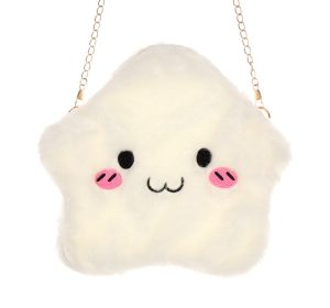 sac à main kawaii en forme d'étoile Miki blanc