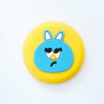 lapin bleu rond