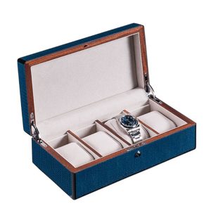 Uhrenbox Holz Damen Blau 1